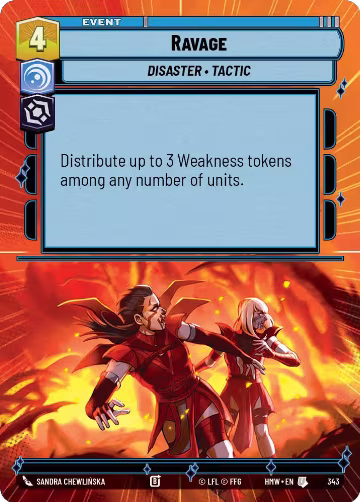 Ravage (Hyperspace) (343), Homeworlds — Star Wars card price