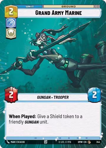 Grand Army Marine (Hyperspace) (344), Homeworlds — Star Wars card price