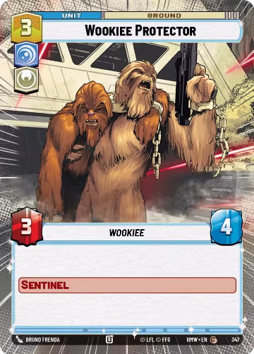 Wookiee Protector (Hyperspace) (347), Homeworlds — Star Wars card price