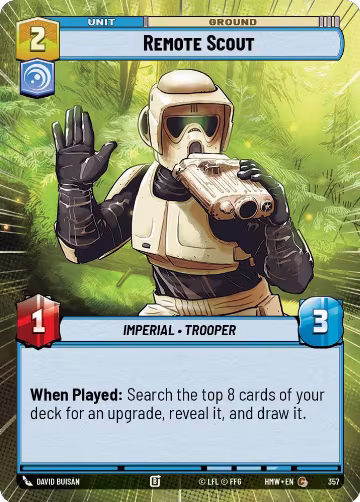 Remote Scout (Hyperspace) (357), Homeworlds — Star Wars card price