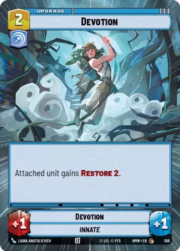 Devotion (Hyperspace) (368), Homeworlds — Star Wars card price