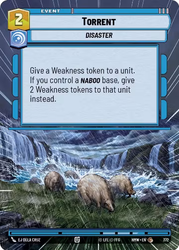 Torrent (Hyperspace) (372), Homeworlds — Star Wars card price