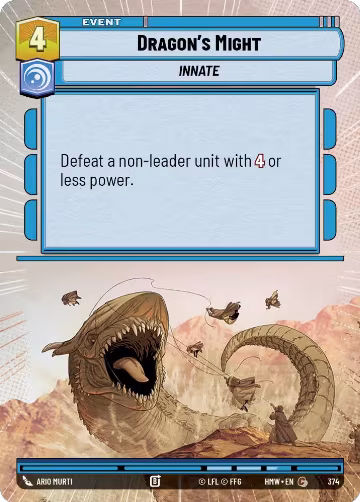 Dragon's Might (Hyperspace) (374), Homeworlds — Star Wars card price