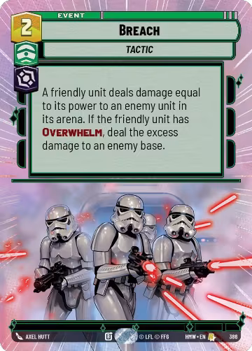 Breach (Hyperspace) (386), Homeworlds — Star Wars card price