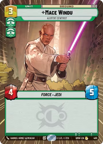 Mace Windu - Austere Centrist (Hyperspace) (400), Homeworlds — Star Wars card price