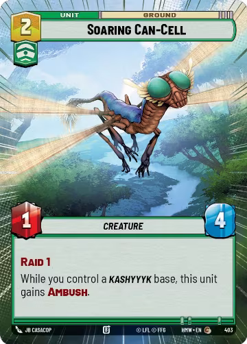 Soaring Can-Cell (Hyperspace) (403), Homeworlds — Star Wars card price