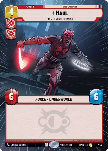 Maul - Only Revenge Remains (Hyperspace) (446), Homeworlds — Star Wars card price