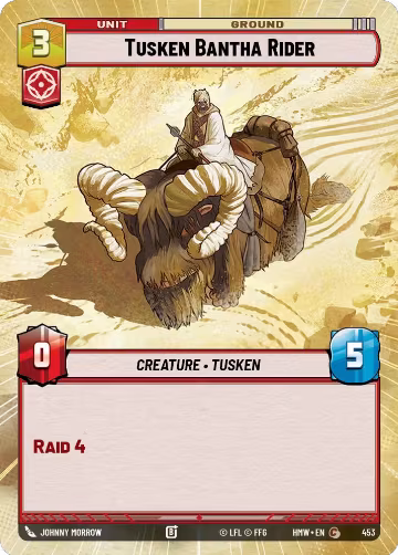 Tusken Bantha Rider (Hyperspace) (453), Homeworlds — Star Wars card price