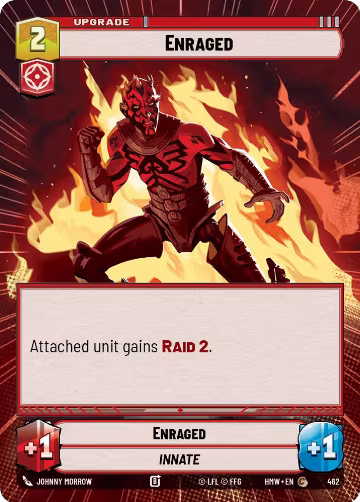 Enraged (Hyperspace) (462), Homeworlds — Star Wars card price