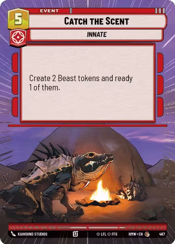 Catch the Scent (Hyperspace) (467), Homeworlds — Star Wars card price