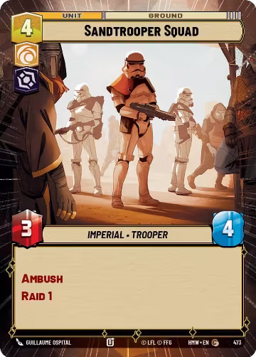 Sandtrooper Squad (Hyperspace) (473), Homeworlds — Star Wars card price