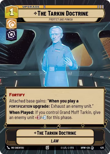 The Tarkin Doctrine - Protect and Punish (Hyperspace) (478), Homeworlds — Star Wars card price