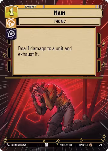Maim (Hyperspace) (479), Homeworlds — Star Wars card price