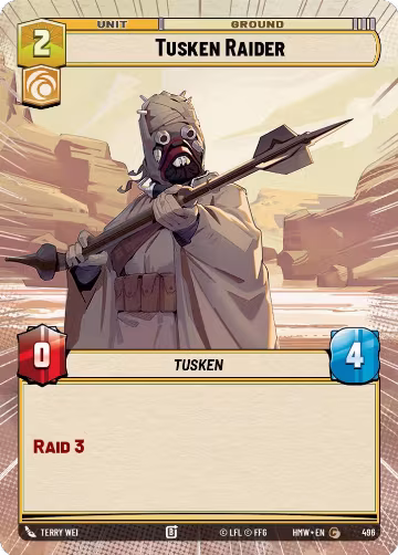 Tusken Raider (Hyperspace) (496), Homeworlds — Star Wars card price
