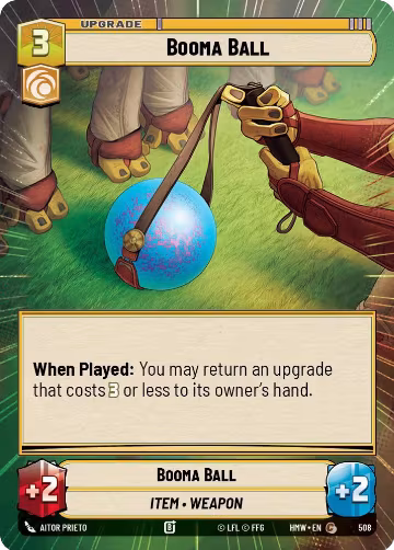 Booma Ball (Hyperspace) (508), Homeworlds — Star Wars card price