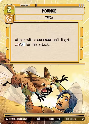 Pounce (Hyperspace) (511), Homeworlds — Star Wars card price