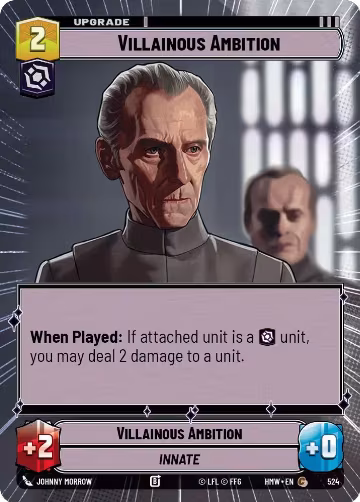 Villainous Ambition (Hyperspace) (524), Homeworlds — Star Wars card price