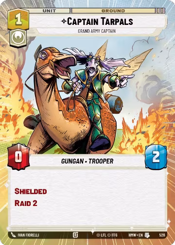Captain Tarpals - Grand Army Captain (Hyperspace) (526), Homeworlds — Star Wars card price