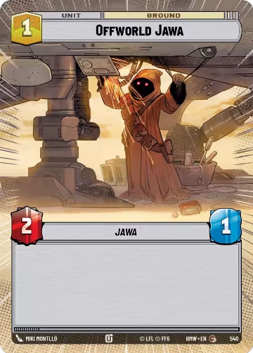 Offworld Jawa (Hyperspace) (540), Homeworlds — Star Wars card price