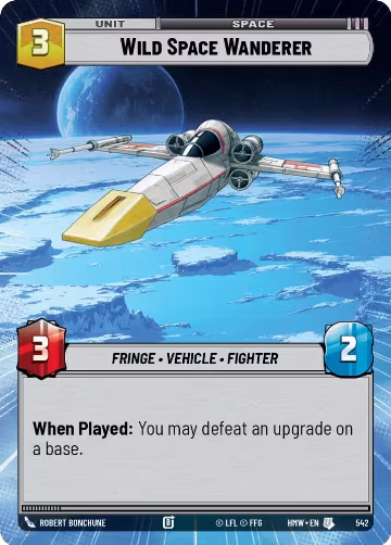 Wild Space Wanderer (Hyperspace) (542), Homeworlds — Star Wars card price