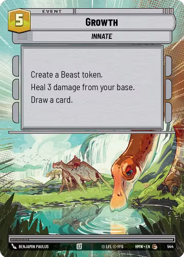 Growth (Hyperspace) (544), Homeworlds — Star Wars card price