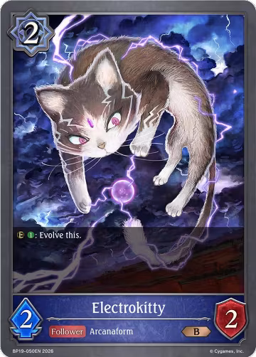 Electrokitty (BP19-050EN), Eightfold Retribution — Shadowverse card price