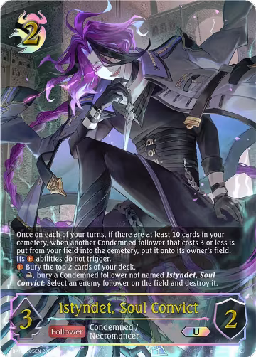 Istyndet, Soul Convict (U) (BP19-U05EN), Eightfold Retribution — Shadowverse card price