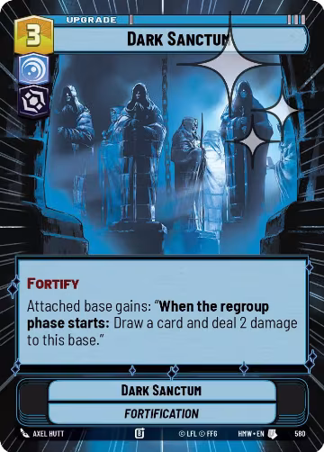 Dark Sanctum (Hyperspace Foil) (580), Homeworlds — Star Wars card price