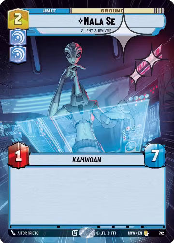 Nala Se - Silent Survivor (Hyperspace Foil) (592), Homeworlds — Star Wars card price