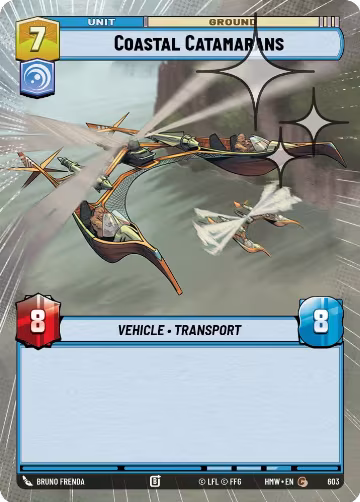 Coastal Catamarans (Hyperspace Foil) (603), Homeworlds — Star Wars card price