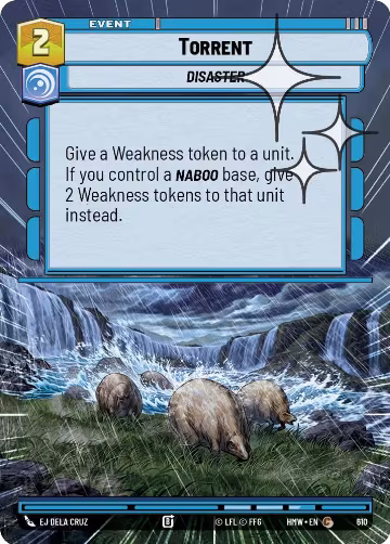 Torrent (Hyperspace Foil) (610), Homeworlds — Star Wars card price