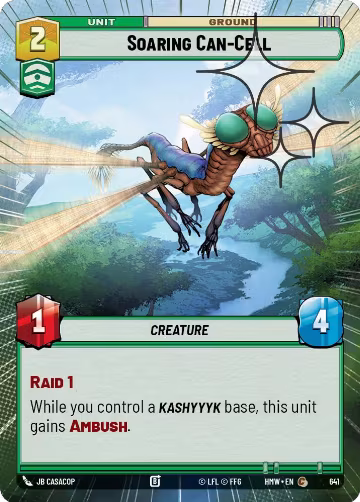 Soaring Can-Cell (Hyperspace Foil) (641), Homeworlds — Star Wars card price
