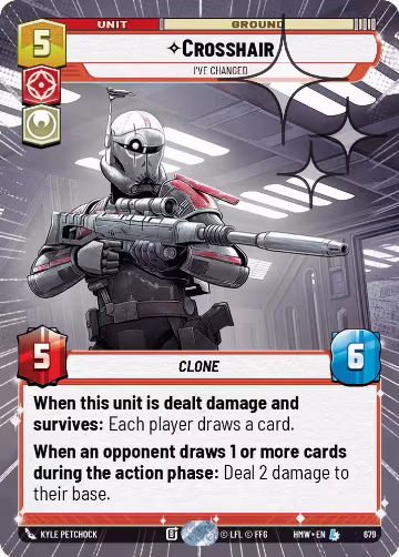 Crosshair - I've Changed (Hyperspace Foil) (679), Homeworlds — Star Wars card price
