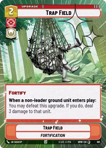 Trap Field (Hyperspace Foil) (681), Homeworlds — Star Wars card price