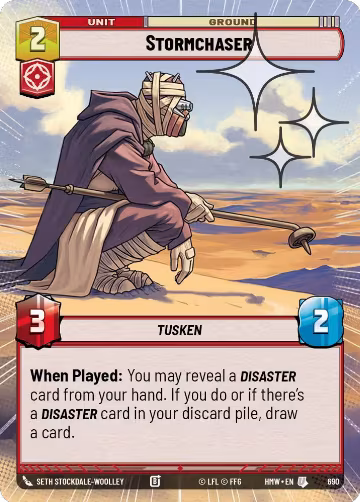 Stormchaser (Hyperspace Foil) (690), Homeworlds — Star Wars card price