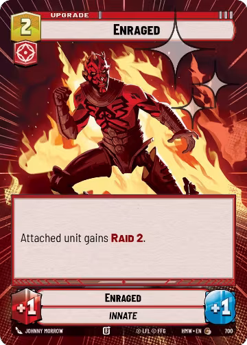 Enraged (Hyperspace Foil) (700), Homeworlds — Star Wars card price