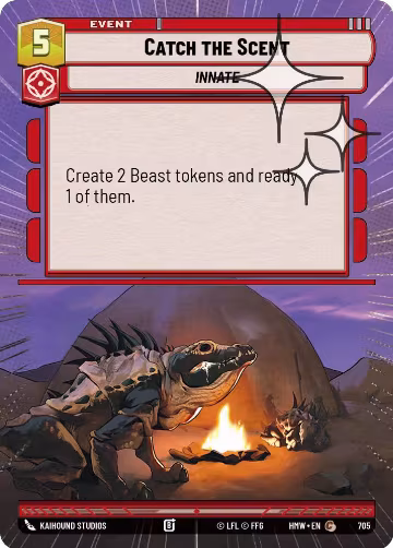 Catch the Scent (Hyperspace Foil) (705), Homeworlds — Star Wars card price