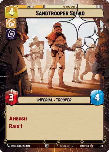 Sandtrooper Squad (Hyperspace Foil) (711), Homeworlds — Star Wars card price