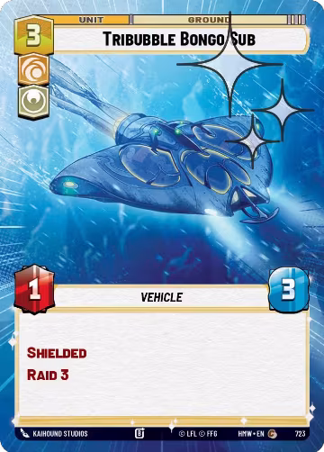 Tribubble Bongo Sub (Hyperspace Foil) (723), Homeworlds — Star Wars card price