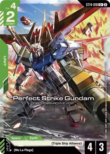 Perfect Strike Gundam (C+) (ST14-010), Starter Deck 14: Heavy Dominion — Gundam card price