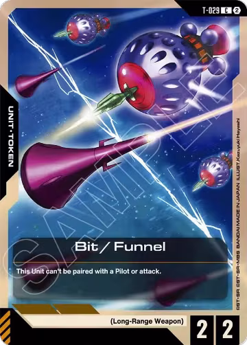 Bit / Funnel (T-029) Token (T-029), Starter Deck 13: Silent Barrage — Gundam card price