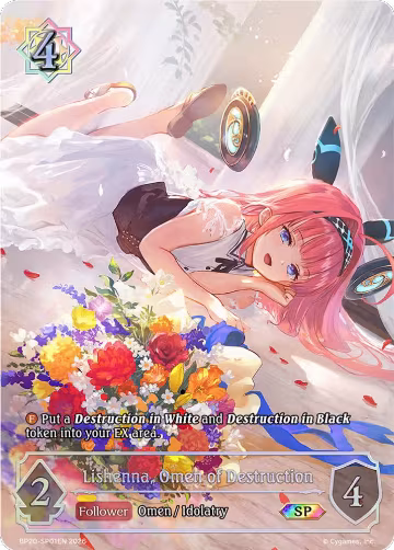 Lishenna, Omen of Destruction (SP) (BP20-SP01EN), Omens and Heirs — Shadowverse card price