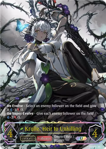 Krulle, Heir to Unkilling (Evolved) (U) (BP20-U01EN) — card price