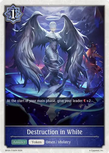 Destruction in White (BP20-T15EN), Omens and Heirs — Shadowverse card price