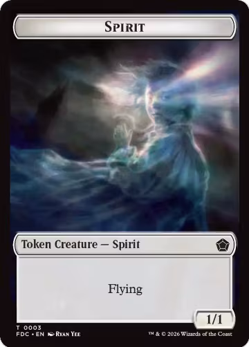 Spirit // Clue Double-Sided Token (3 // 13), Commander: Foundations — Magic card price