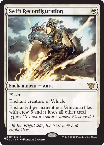 Swift Reconfiguration (10), The List Reprints — Magic card price
