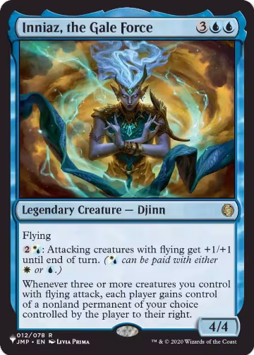 Inniaz, the Gale Force (12), The List Reprints — Magic card price