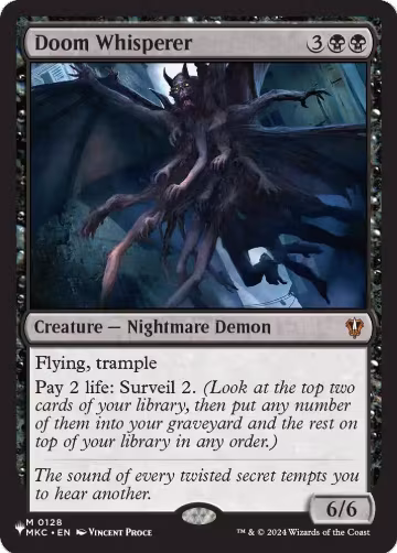 Doom Whisperer (128), The List Reprints — Magic card price