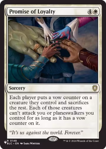 Promise of Loyalty (148), The List Reprints — Magic card price