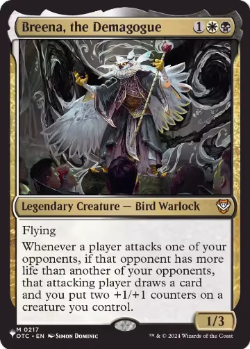 Breena, the Demagogue (217), The List Reprints — Magic card price